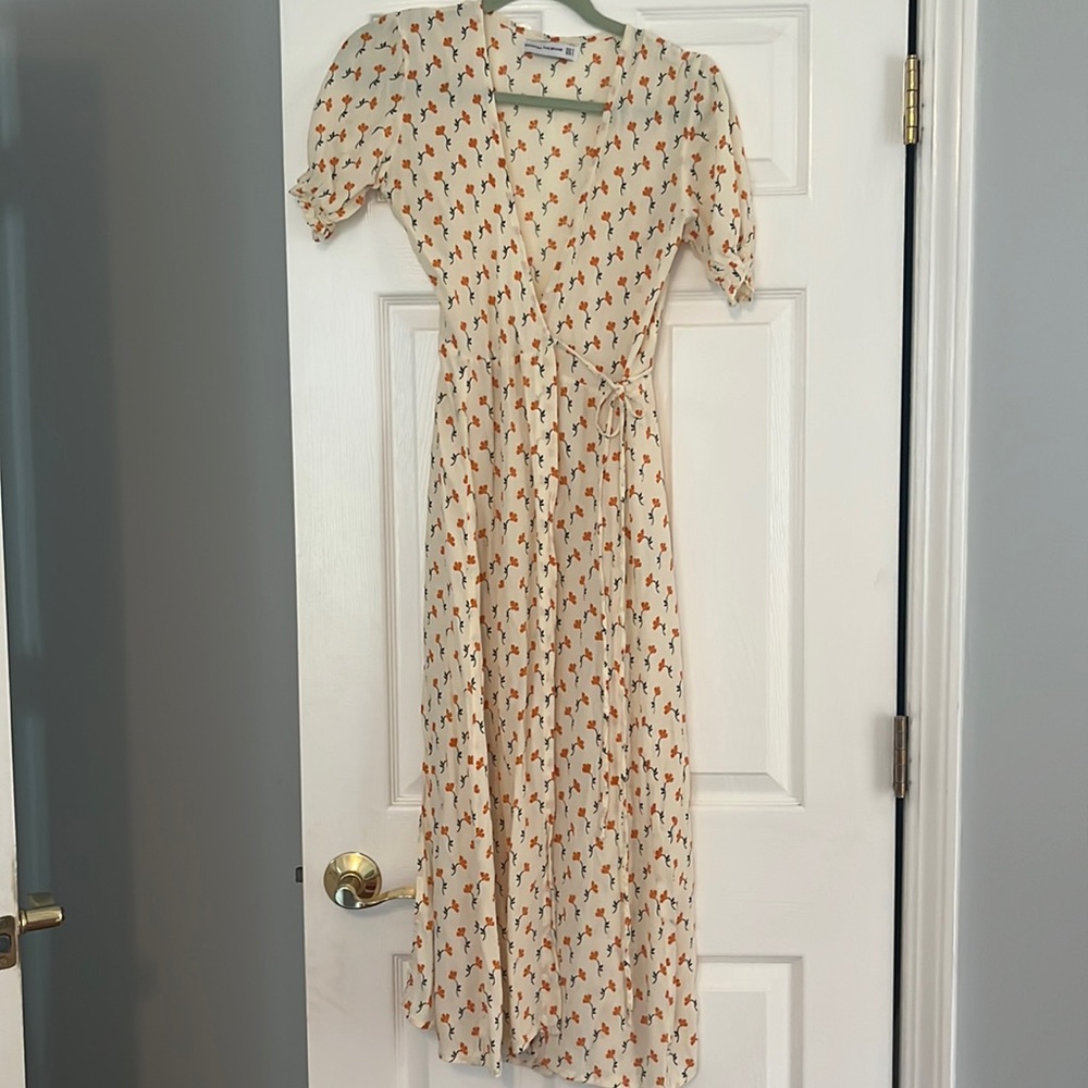 Faithfull the brand floral wrap dress